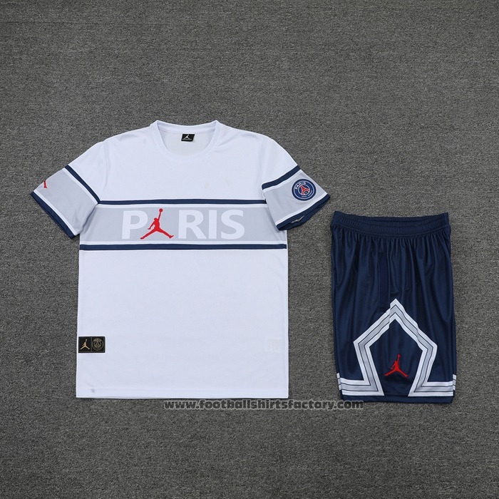 Tracksuit Paris Saint-Germain Short Sleeve 2022-2023 White - Shorts